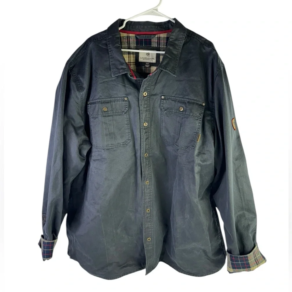 Legendary Whitetails Men's Journeyman Shirt Jacket Flannel Lined Shacket 3XT